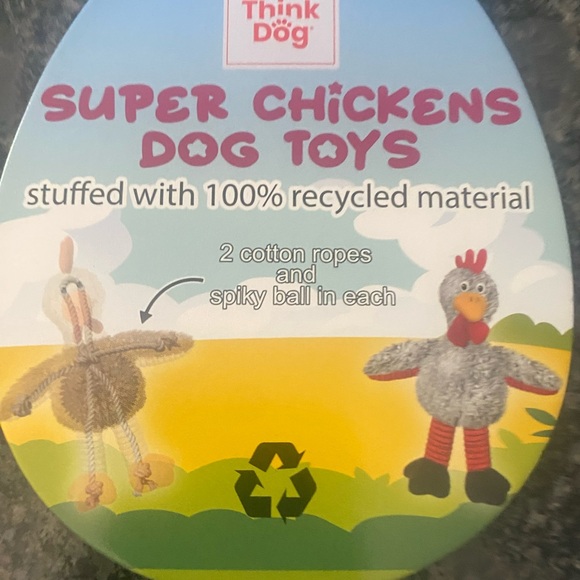 Super Chicken Dog Toys 18” Play, Tug, Toss and Fetch - Picture 3 of 12